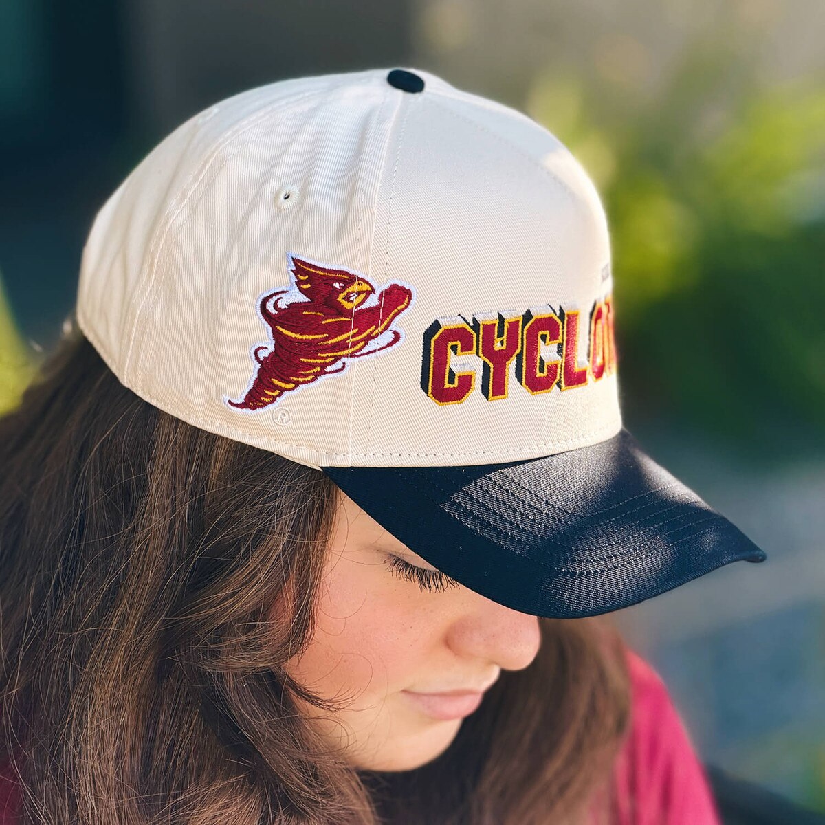 No Rivals Punching Cy Black and Ivory Cap right side